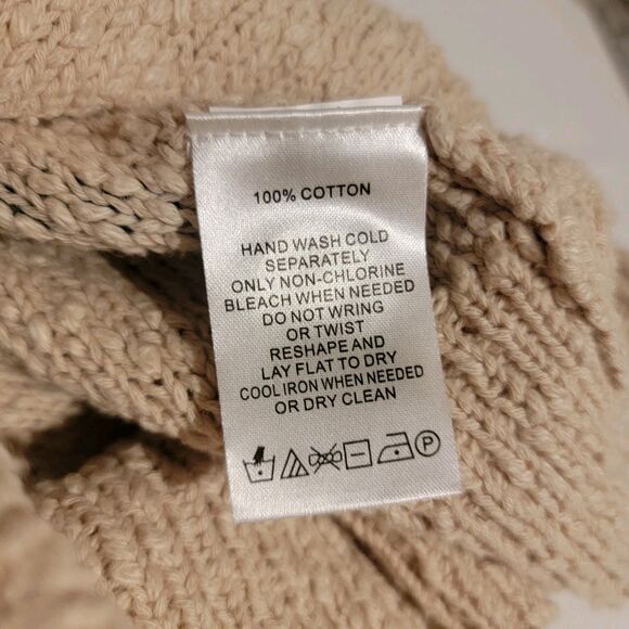 Foxcroft Womens Cardigan Sweater Size Medium M Cheetah Knit Mock Neck - Picture 4 of 6